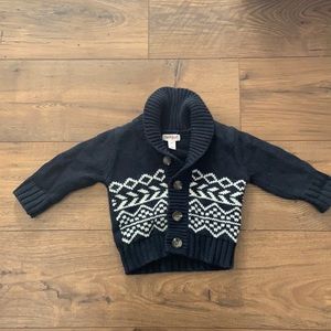 Cat & Jack Baby Boy Shawl Collar Cardigan Sweater